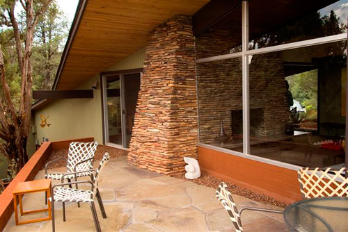 A restored Howard Madole Home on Apache Drive in Sedona, 2009